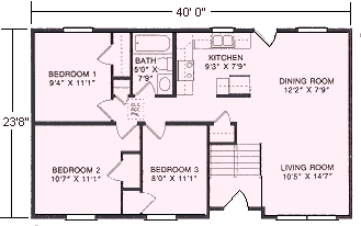 Raised Ranch Floor Plans. 946 to 1,144