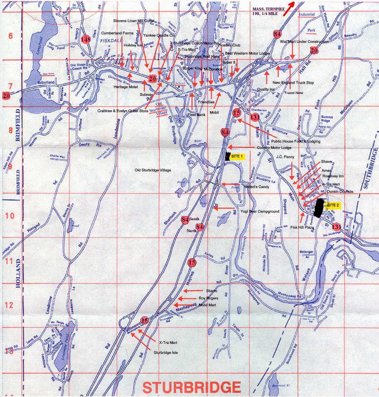 Sturbridge Large Map.